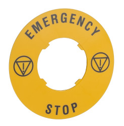 Nakładka głowicy przycisku, kolor: Żółty, Lovato, LPXAU