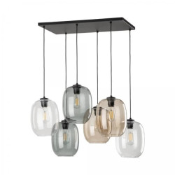 Lampa wisząca na prostokątnej rozecie ELIO 5974 6xE27 TK Lighting