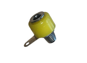 Gniazdo bananowe AL2321 żółty 4mm (5szt)