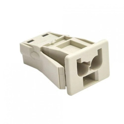 Złączka wtykowa elektryczna panelowa BCS-2/EH-G (żeńska 2-polowa szara)