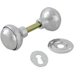 Yale Locks P405 Rim Knob Chrome Finish