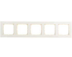 SONATA Ramka pięciokrotna ecru R-5R/27