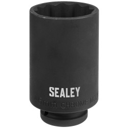 Sealey SX046 1/2&quot;Sq Drive 46mm 12-Point Impact Socket