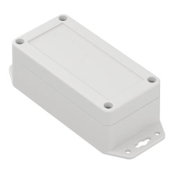 Obudowa hermetyczna z uchem ZP120.60.45 jasnoszara ABS