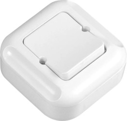 TURKUS Łącznik dwubiegunowy n/t biały WNT-9T