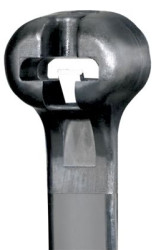 Cable tie, releasable, PA, (L x W) 102 x 2.4 mm, bundle-Ø 1.5 to 23 mm, black, UV resistant, -60 to 85 °C, BT1M-C0