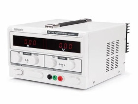 Whadda Dc lab power supply 0-50 vdc / 0-5 a max with dual led display
