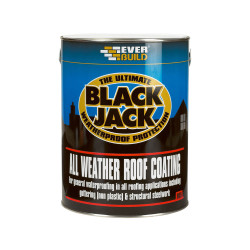 Everbuild 90505 Black Jack&#xAE; 905 All Weather Roof Coating 5 litre