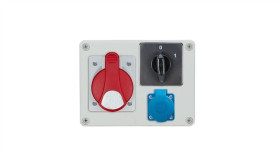 Rozdzielnica Stacjonarna R-Box 190 1X16a/5P 1X250v Wył. 0/1 Ip44 B.1093W