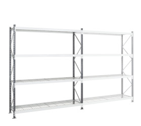 System półek, kolor RAL 7024, materiał: Blacha stalowa galwanizowana, 2500mm x 2000mm, Manorga