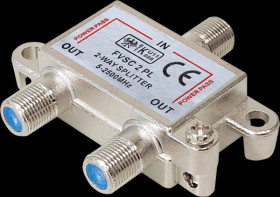 FVSC2PL Splitter, 5 - 2500 MHz, 2-way, 5.2 dB