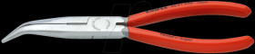 26 21 200 Snipe nose pliers, 200 mm, curved