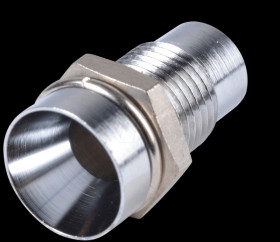 SMZ1089 Installation socket, 5 mm, internal reflector, chrome