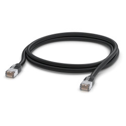 Ubiquiti UniFi Patch Cable Outdoor, Patchcord STP kat.5e 2m, czarny (UACC-Cable-Patch-Outdoor-2M-BK)