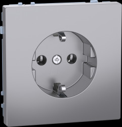 MEG2301-6036 Earthed contact outlet, plugin terminals, stainless steel, Syste