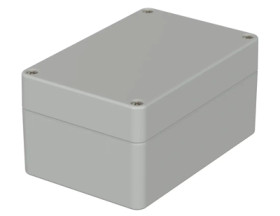 ABS enclosure, (L x W x H) 120 x 80 x 60 mm, light gray (RAL 7035), IP66, 03216000