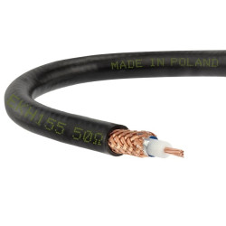 Przewód koncentryczny 50ohm H155 YWLXpek 1,1/3,9/5,4 2.4GHz Elektrokabel /50m/