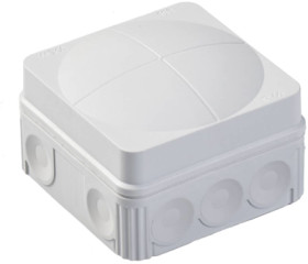 Cable junction box, no. of entries: 2, 2.5 mm², light gray, IP66, 10060522