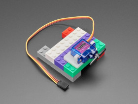 Adafruit Horizontal Micro Servo Mount for LEGO-Compatible Brick Systems