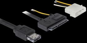 84412 eSATAp &gt; SATA 22-pin 2½" - 3½" HDD 1-m cable