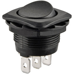 TruComponents 751563 Rocker switch,Panel Mount,On/On,SPDT,Quick Connect