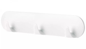 Listwa samporzylepna POWERSTRIPS z 3 haczykami, biała