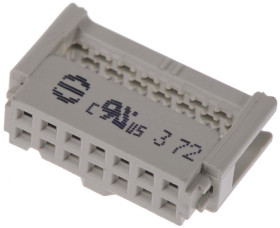 Złącze IDC 14-pinowe 2-rzędowe raster: 2.54mm Żeński Montaż na kablu Harting