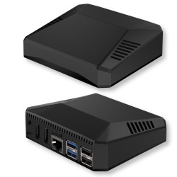 Argon ONE V3 black case for Raspberry Pi 5 with 30mm PWM fan