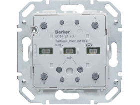 KNX e/s Q.x/K.x Moduł przycisku 2-kr z portem magistrali diodami LED RGB i czujnikiem temperatury 80142170 HAGER