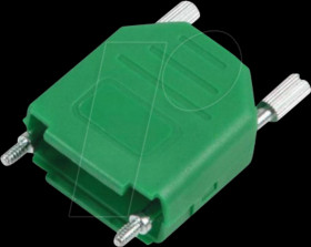 MHDPPK9-G-K D-Sub cap, 9-pin, straight, green, size E