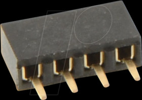 316-04-1-00 Straight socket, RM 2.00, H: 4.3mm, 4-pin