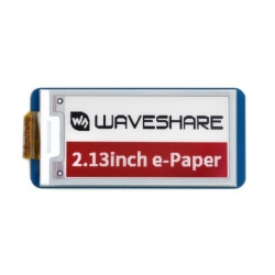Wyświetlacz E-Paper E-Ink 2,13'' 212x104px - SPI - 3 kolory - do Raspberry Pi Pico - Waveshare 19588