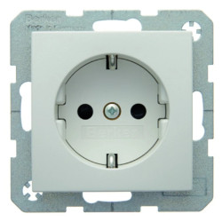Gniazdo SCHUKO z podwyższoną ochroną styków śnieżnobiały S.1/B.1/B.3/B.7 Glas 41231909