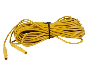 Przewód pomiarowy 20m żółty /wtyki bananowe/ WAPRZ020YEBB