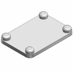 Wspornik montażowy zaworu elektromagnetycznego, typ: Uchwyt montażowy, do użytku z: Zawory elektromagnetyczne