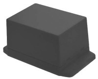 NUP7050420B Obudowa; uniwersalna ABS; 70x50,4x42mm, czarna, zatrzaskowa, kołnierz montażowy