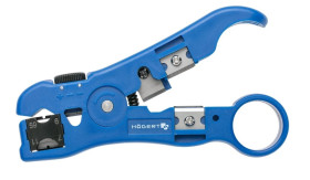 Ściągacz izolacji do przewodów koncentrycznych i telefonicznych płaskich HT1P103