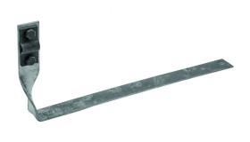Uchwyt dachówkowy skręcony (zacisk przez śrubę) 400mm ocynk ogniowy R.8029