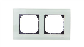 Merten M-Elegance Ramka Podwójna Szklana Szmaragdowy Mtn404204