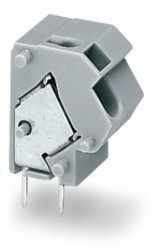 Złącze PCB 1 -pinowe raster 10/10.16mm 2 -rzędowe Przewlekany Męski WAGO