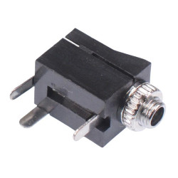 2.5mm Mono Panel Mount Jack Socket 0.5A