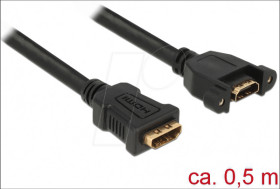 85465 Cable HDMI A female &gt; HDMI A female, 4K, 50 cm