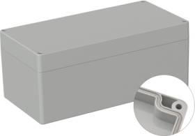 PC enclosure, (L x W x H) 240.5 x 120 x 100.5 mm, light gray (RAL 7035), IP66, 5U240200