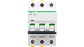 Wyłącznik Nadprądowy 3P D 0,5A 6Ka Ac Ic60n-D0,5-3 A9f05370