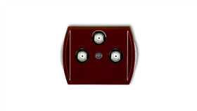 Trend Gniazdo Multimedialne 3F Data (Upc) Brązowy 4Gmu