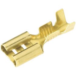 Vogt 393205S Blade Receptacle 4.8mm 0.5mm 90&#xB0; Blue Insulated