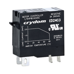 Sensata Crydom ED24D3R SSR Relay 280VAC 3A 5-15VDC In Plug-In Instantaneous