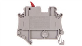 Złączka Przelotowa 2-Przewodowa Z Odłącznikiem Nożowym 4Mm2 Szara Ut...
