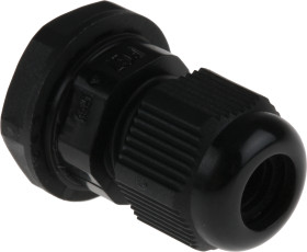 Dławnica kablowa gwint PG7 Nylon 66 min. średnica kabla 3.5mm max. średnica kabla 6mm 85°C IP68