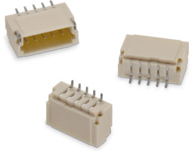 Wtyk PCB 2-pinowe raster: 1.0mm -rzędowe Wurth Elektronik Montaż powierzchniowy 1.0A 50.0 V.
